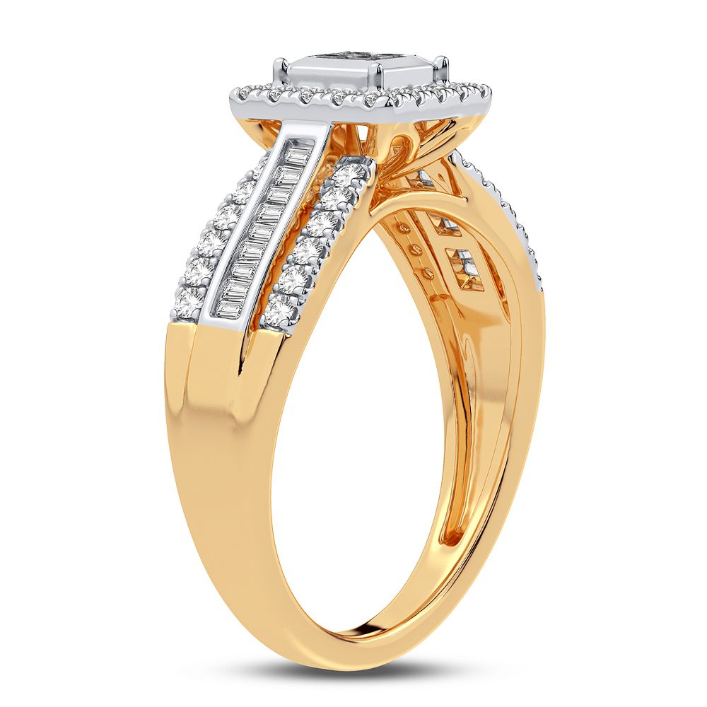 14K Yellow Gold Gorgeous 0.50Ct Diamond Ring