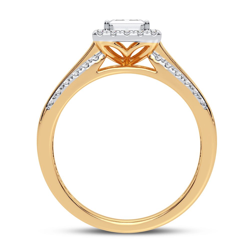 14K Yellow Gold Gorgeous 0.50Ct Diamond Ring