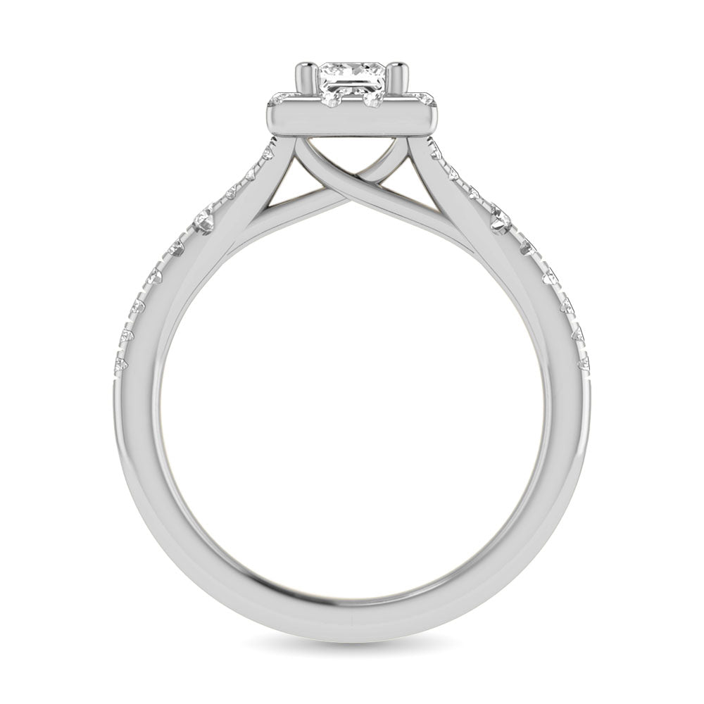 14Kt White Gold 1Ct.Tw. Diamond Keyani Bridal Ring