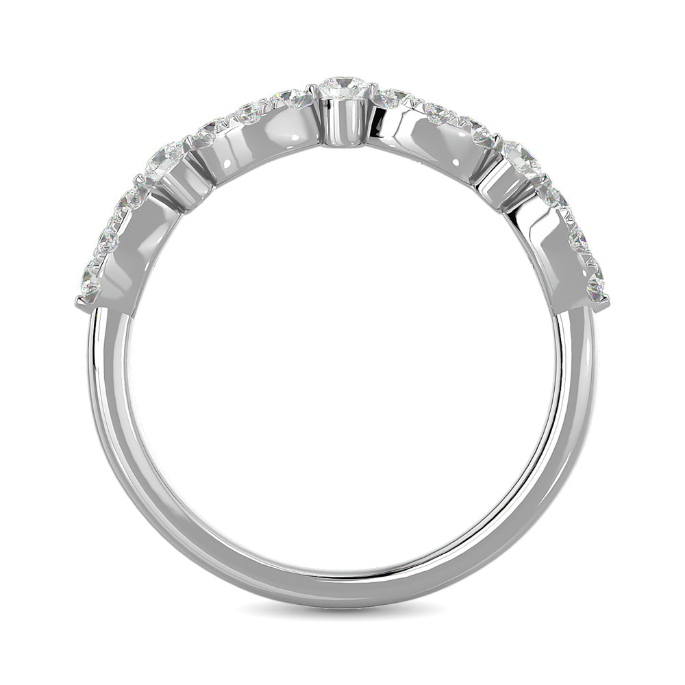 Diamond 1/3 Ct Tw Band In 14K White Gold
