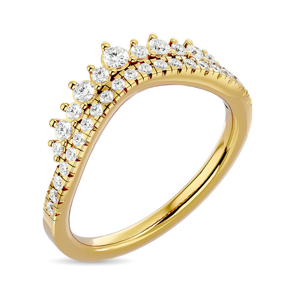 Diamond 1/3 Ct Tw Band In 14K Yellow Gold