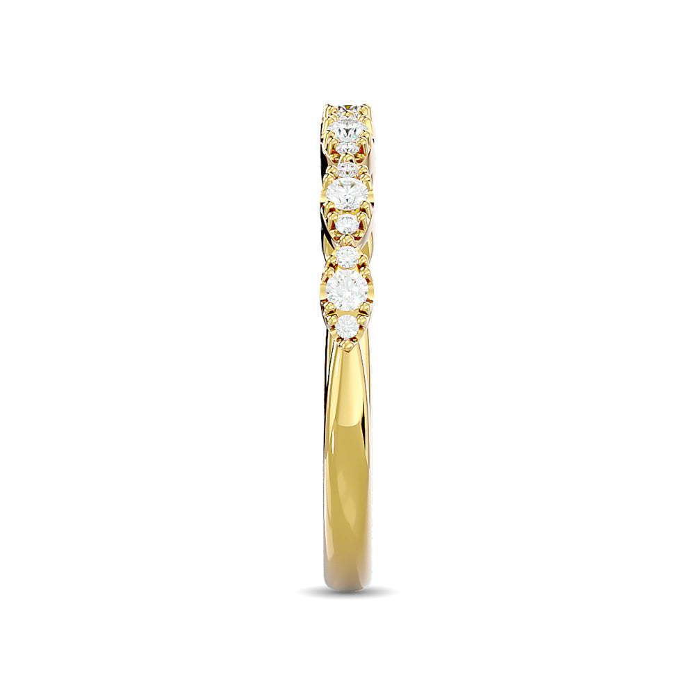 Diamond Stackable Band 1/5 ct tw in 14K Yellow Gold