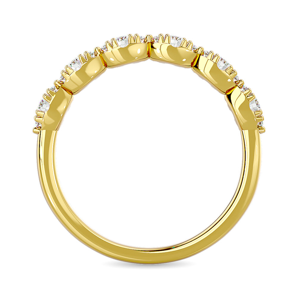 Diamond Stackable Band 1/5 ct tw in 14K Yellow Gold