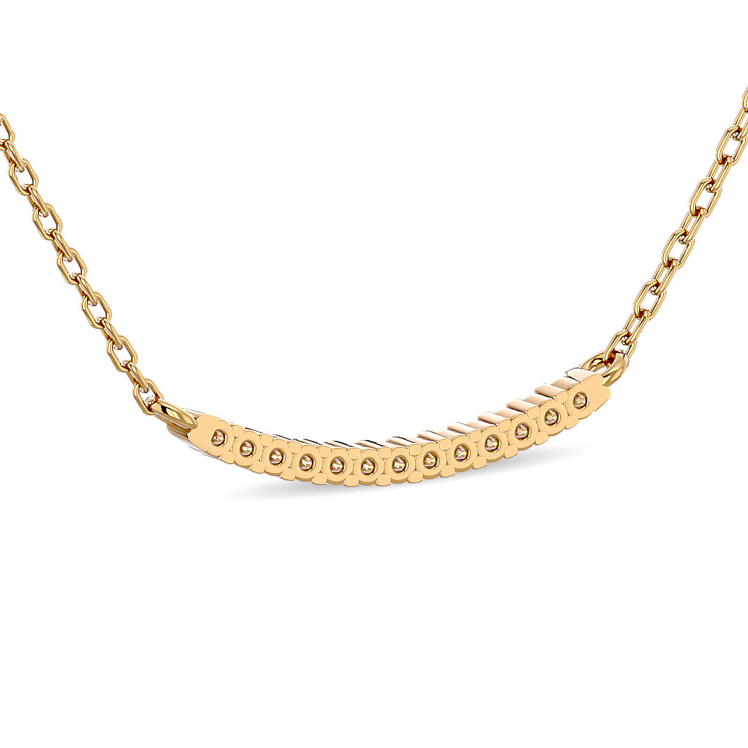 Diamond 1/6 Ct Tw Fashion Necklace In 10K Yellow Gold