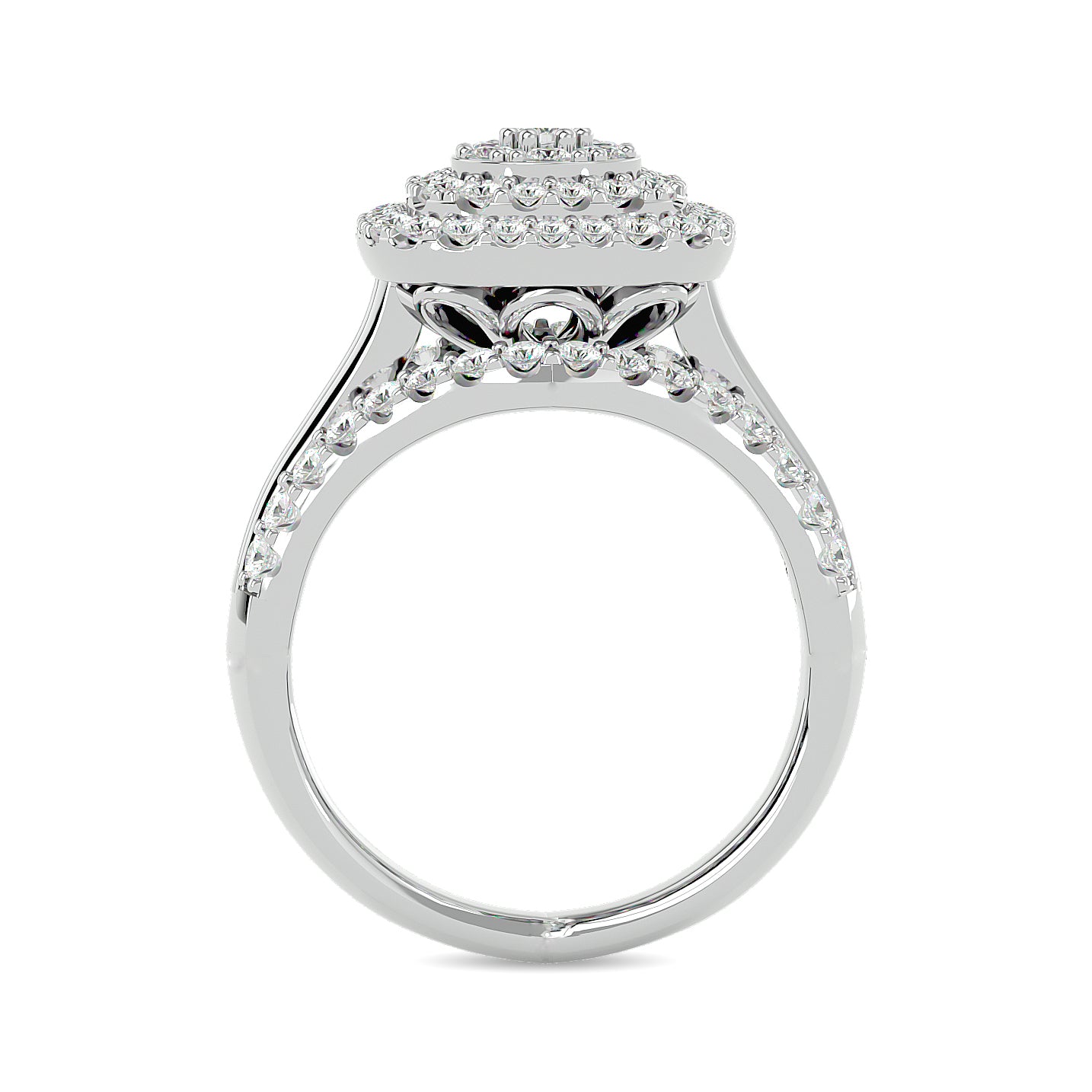 Diamond 1 1/4 ct tw Engagement Ring in 10K White Gold