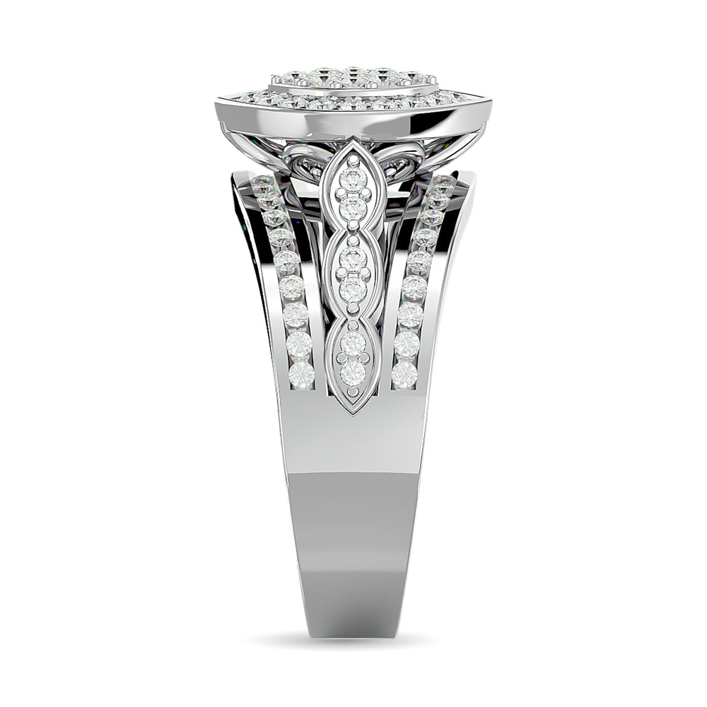 Diamond Engagement Ring 1/2 Ct Tw In 10K White Gold