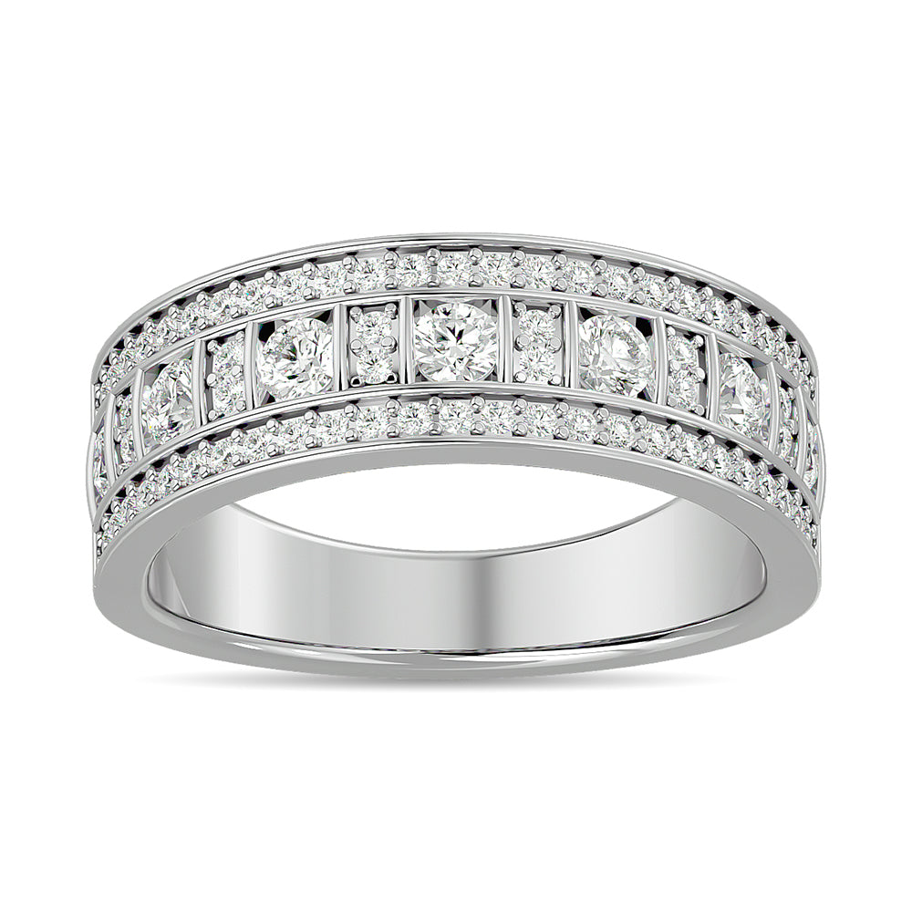 Diamond 7/8 ct tw Fashion Band in 10K White Gold