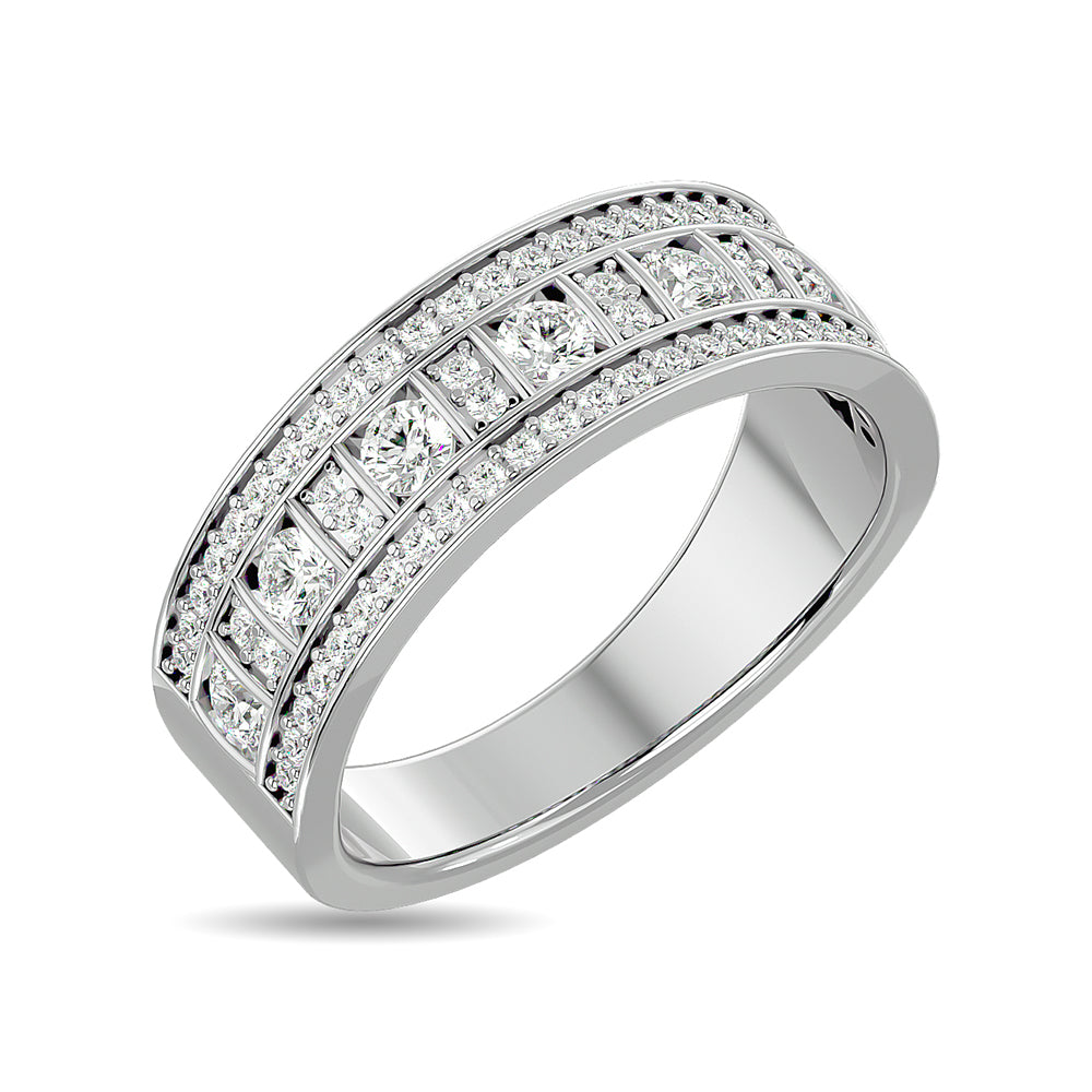 Diamond 7/8 ct tw Fashion Band in 10K White Gold