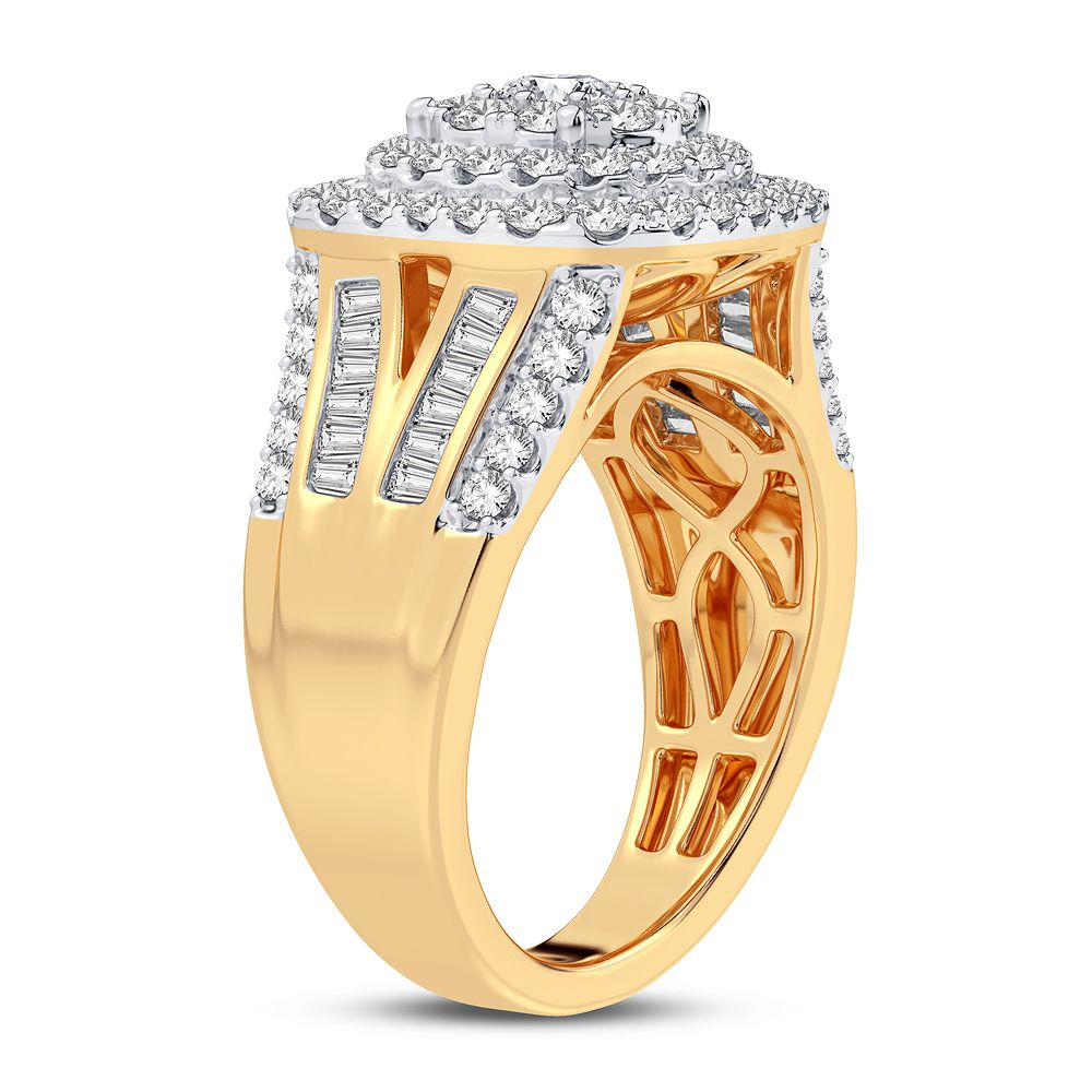14K Yellow Gold Exquisite 1.50Ct Diamond Ring