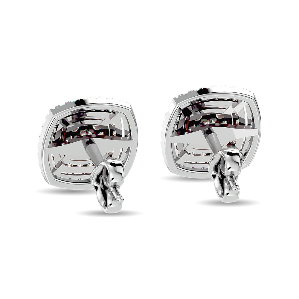 Diamond 5/8 Ct Tw Fashion Earrings In 10K White Gold