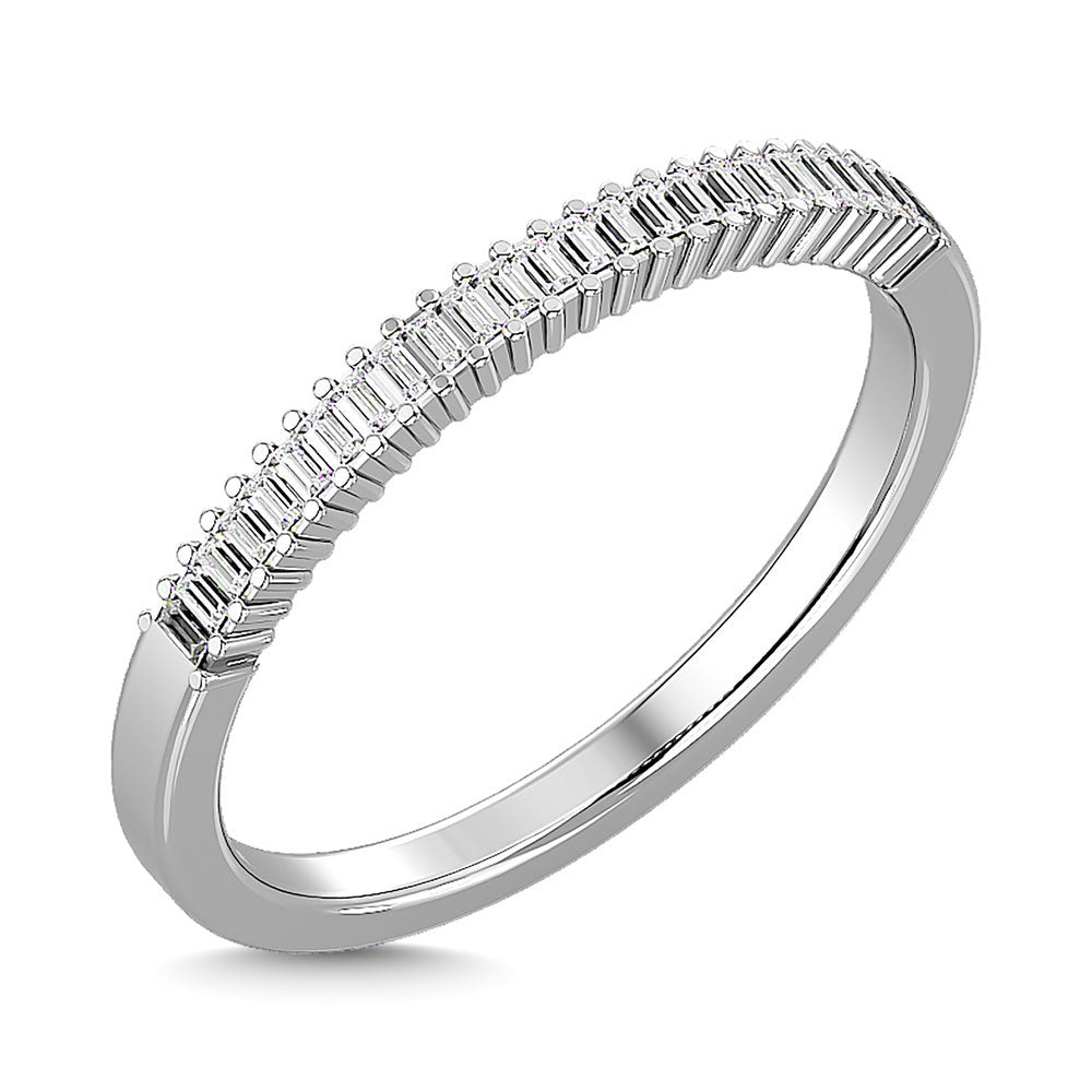 Diamond 1/2 Ct Tw Anniversary Band In 14K White Gold
