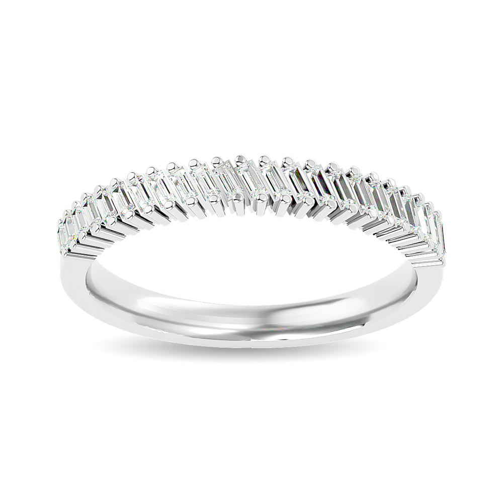 Diamond Ladies Band 1/4 Ct Tw In 14K White Gold