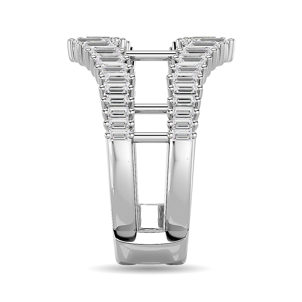 Diamond 5/8 ct tw Guard in 14K White Gold