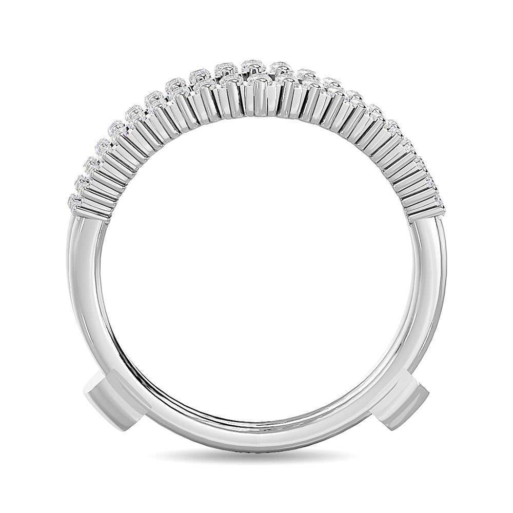 Diamond 5/8 ct tw Guard in 14K White Gold