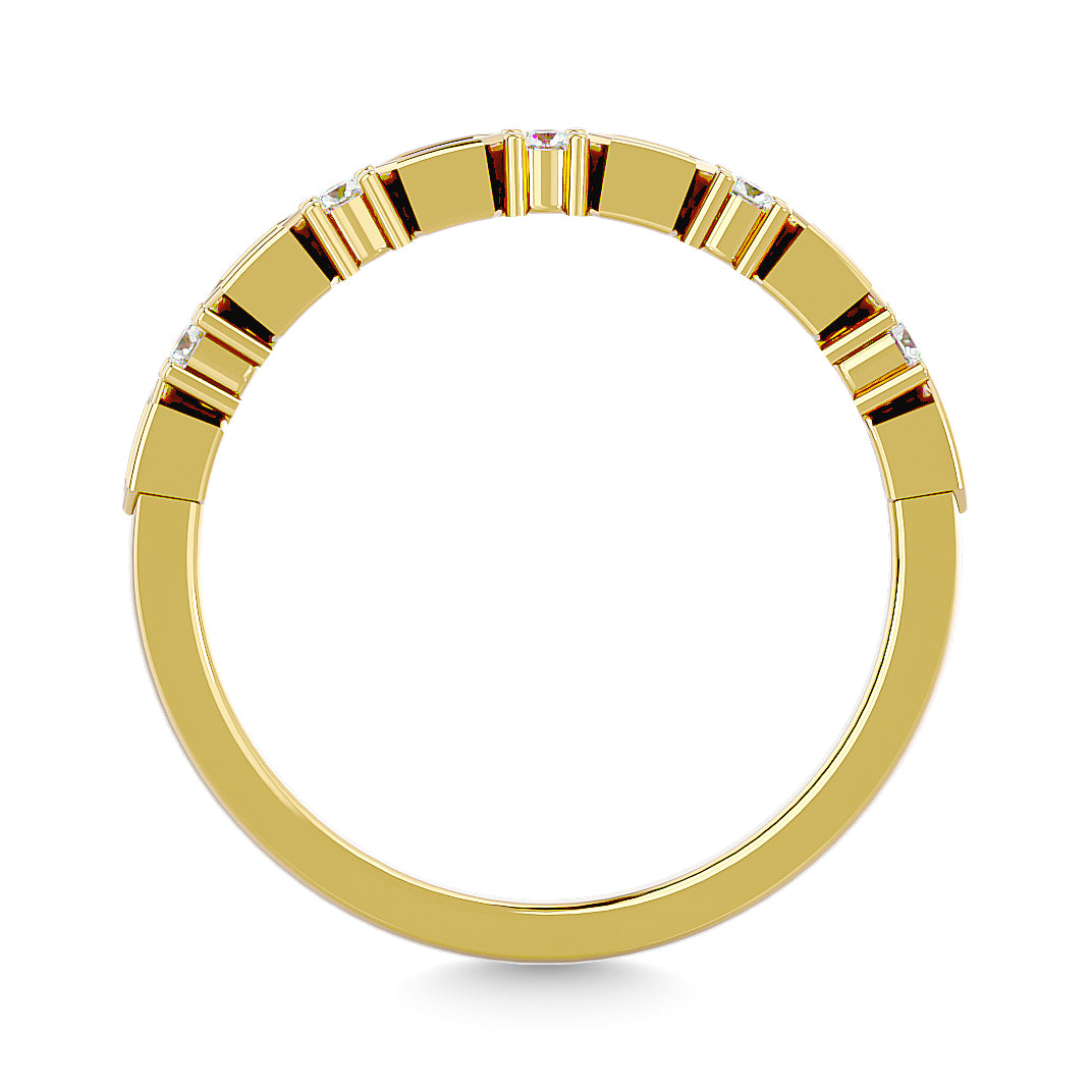Diamond Stackable Band 1/6 ct tw in 14K Yellow Gold