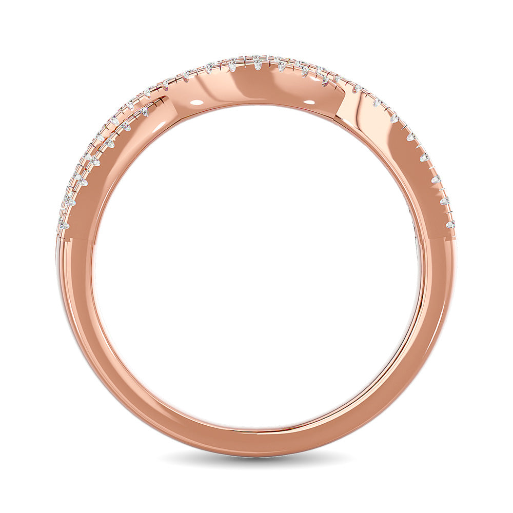 Diamond 1/3 ct tw Stackable band in 14K Rose Gold