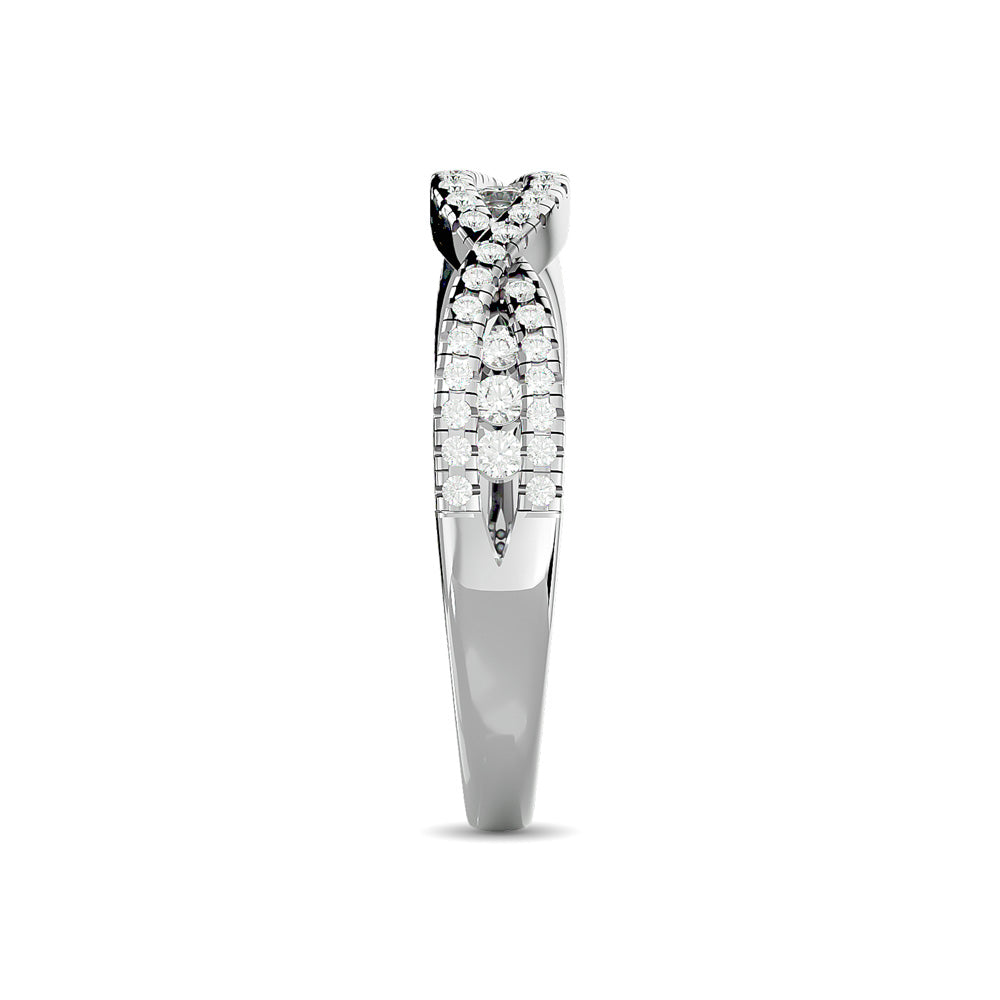 Diamond 1/3 Ct Tw Stackable Band In 14K White Gold