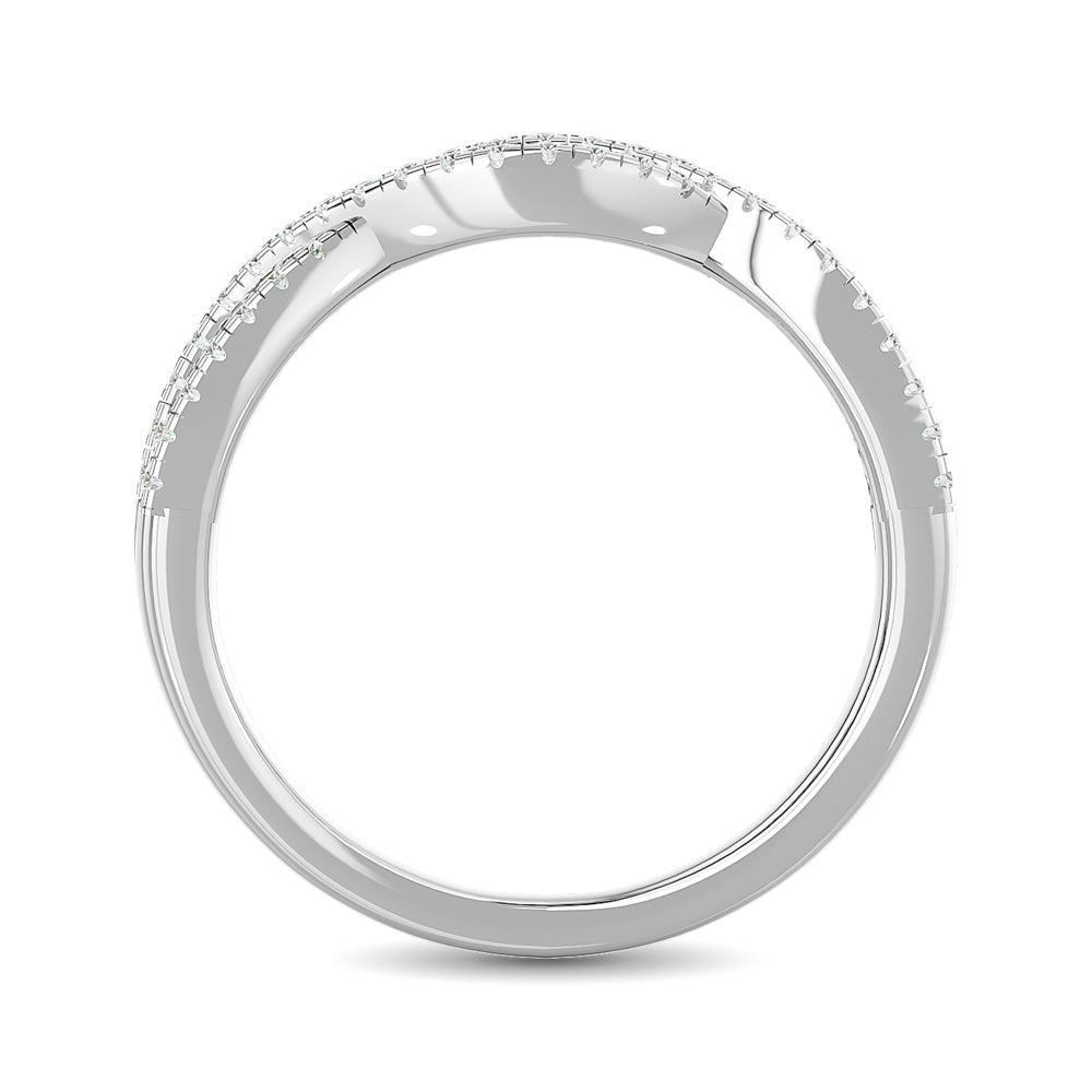 Diamond 1/3 Ct Tw Stackable Band In 14K White Gold