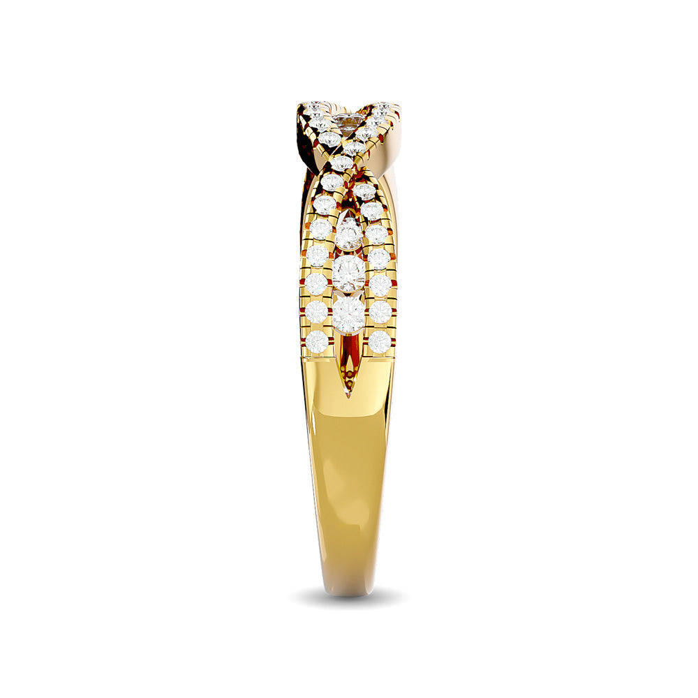 Diamond 1/3 Ct Tw Stackable Band In 14K Yellow Gold