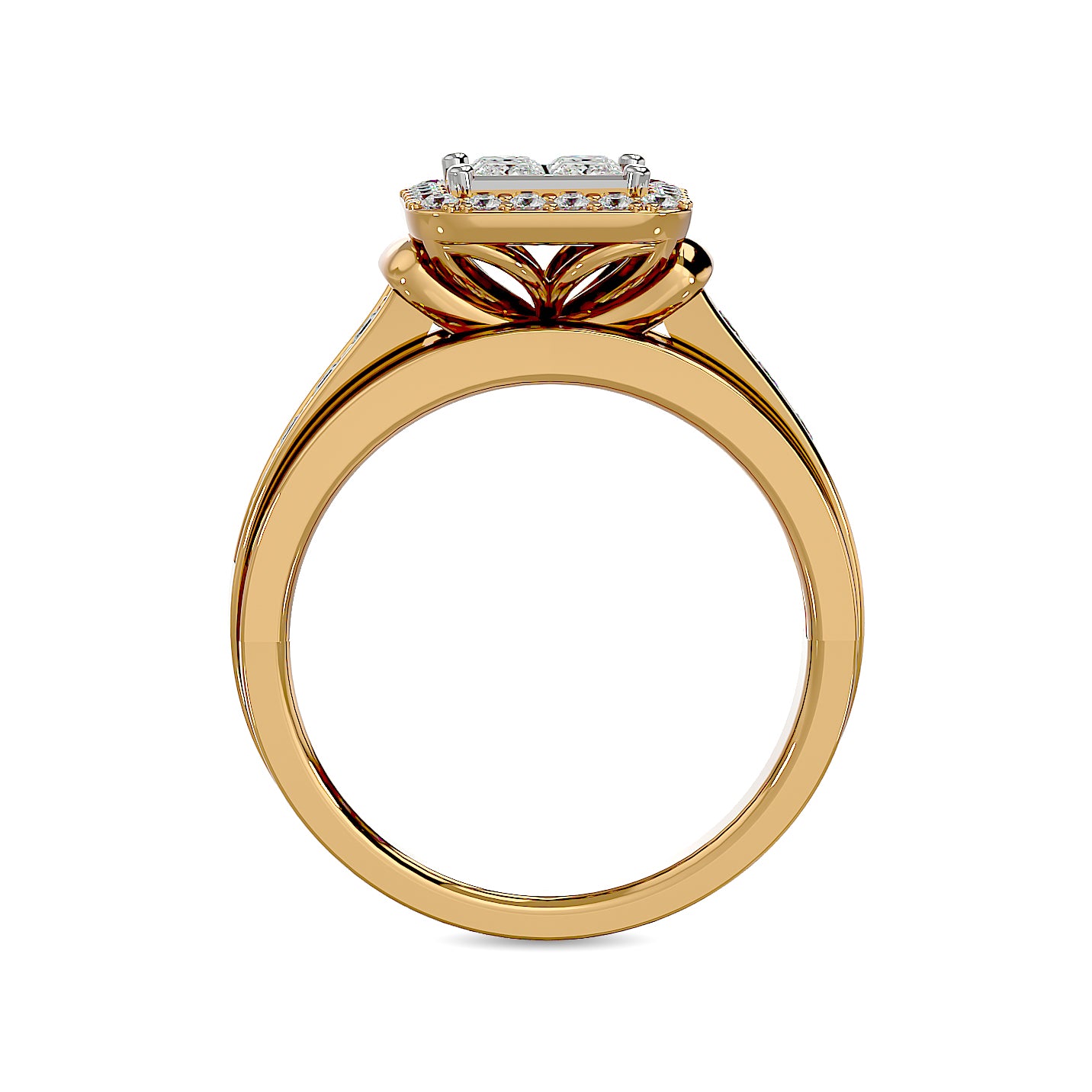 Diamond Engagement Ring 7/8 ct tw in 10K Yellow Gold