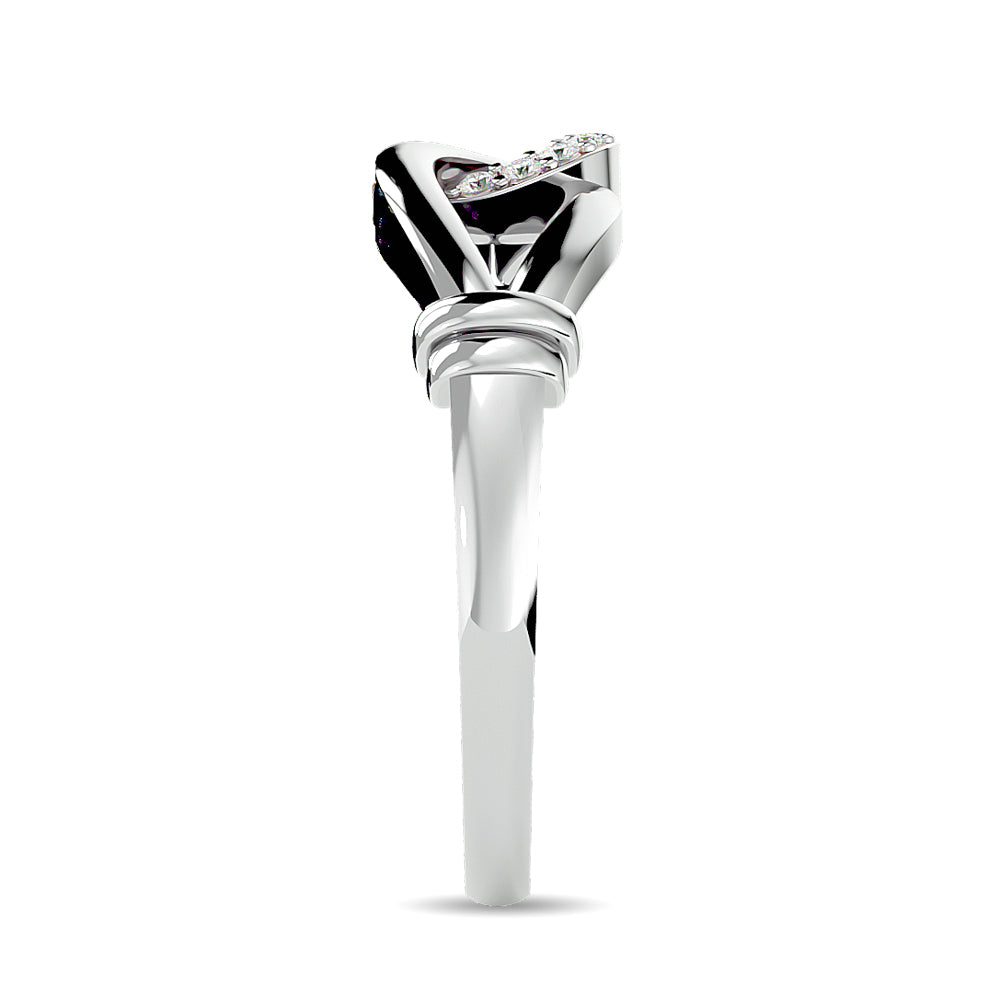 Diamond Fashion Ring 1/6 ct tw in 10K White Gold