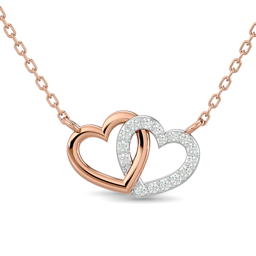 10Kt White Gold 1/6Ct Tw Diamond Neckpiece