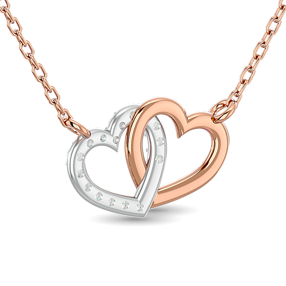 10Kt White Gold 1/6Ct Tw Diamond Neckpiece