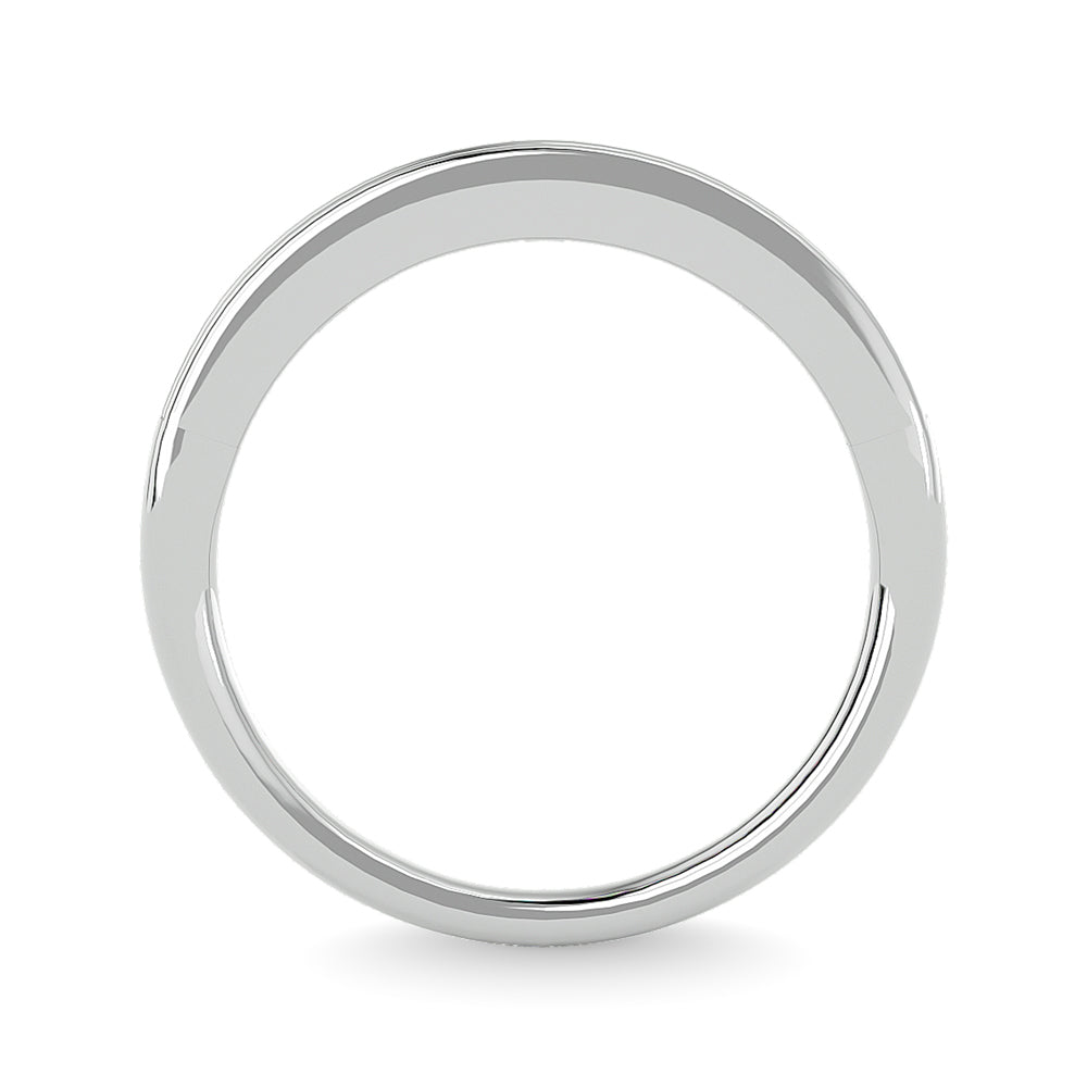 Diamond 1/3 Ct Tw Channel Set Straight Baguette Ladies Band In 14K White Gold