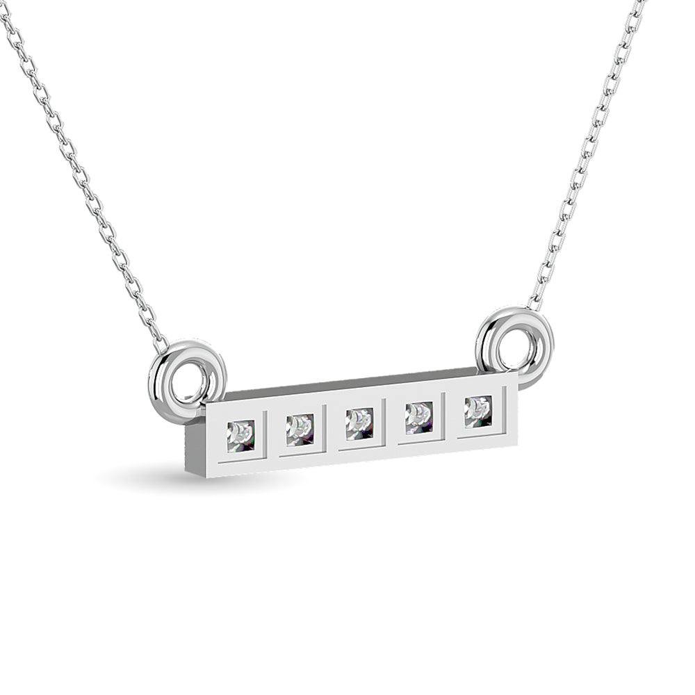 10Kt White Gold 1/20Ct Tw Diamond Pendant