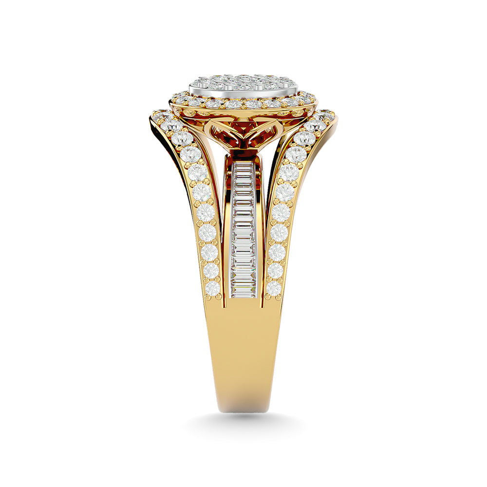 Diamond 1 1/2 Ct.Tw. Engagement Ring in 14K Yellow Gold