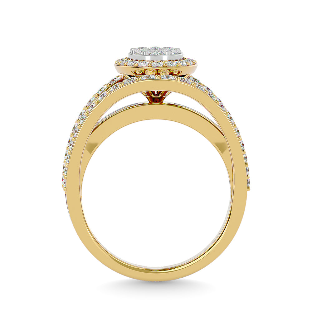 Diamond 1 1/2 Ct.Tw. Engagement Ring in 14K Yellow Gold
