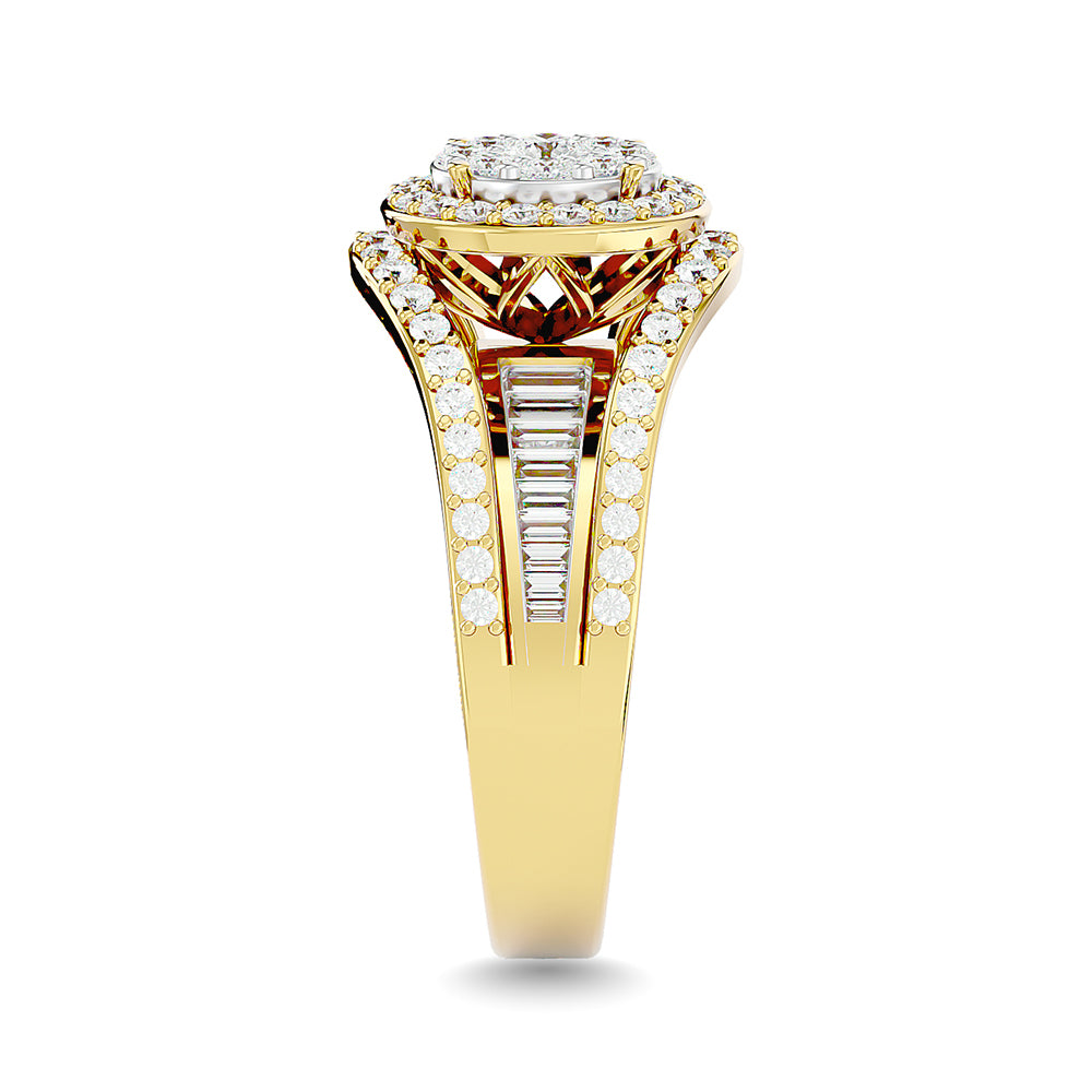 Diamond 1 1/2 Ct.Tw. Engagement Ring in 14K Yellow Gold