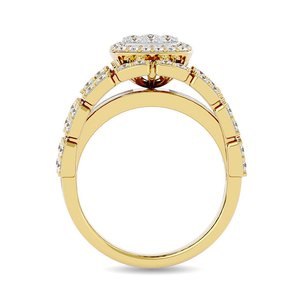 Diamond 1 1/2 Ct.Tw. Engagement Ring in 14K Yellow Gold
