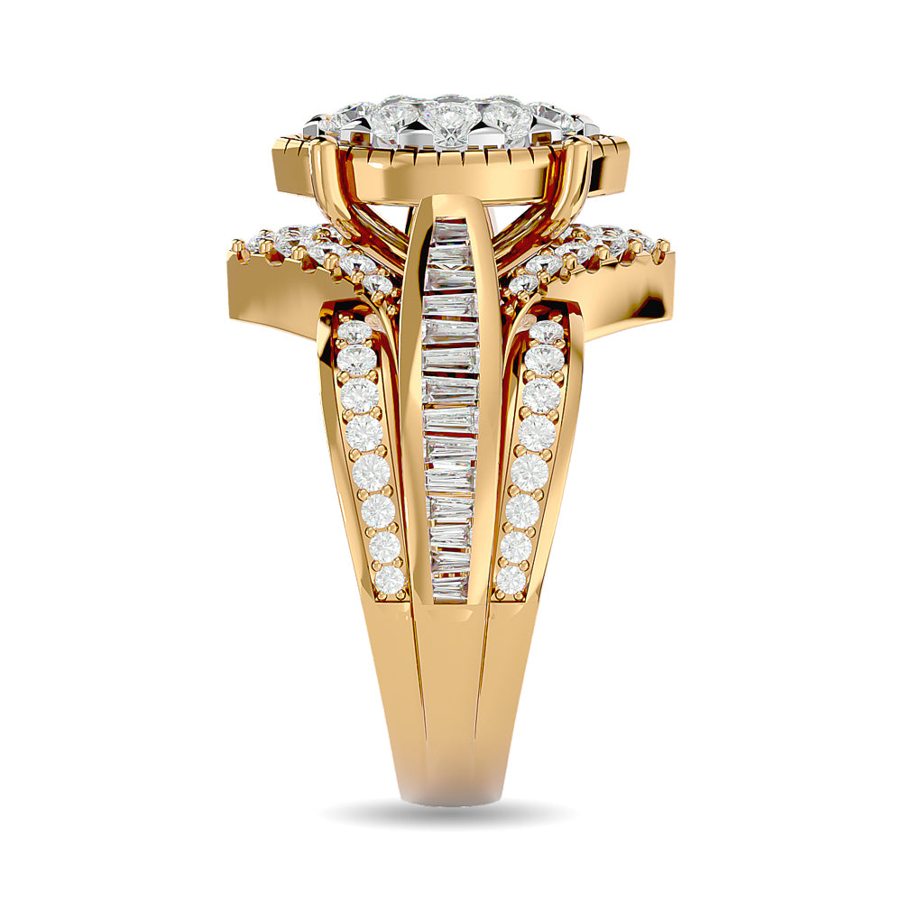Diamond 1 1/2 Ct.Tw. Engagement Ring in 14K Yellow Gold