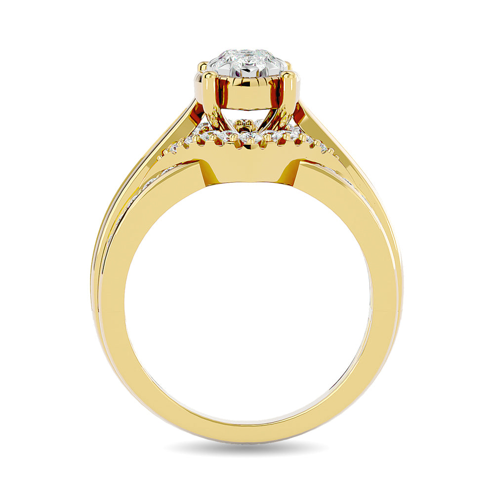 Diamond 1 1/2 Ct.Tw. Engagement Ring in 14K Yellow Gold