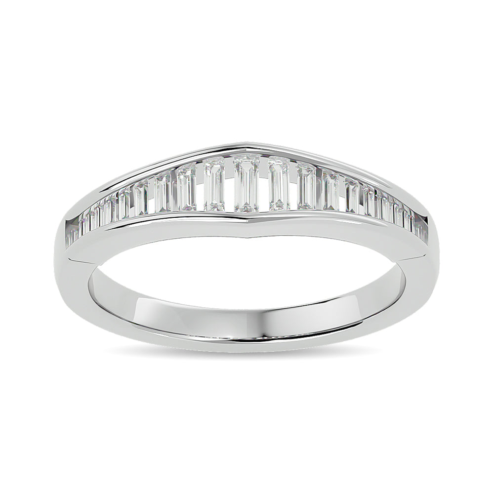 Diamond 3/8 ct tw Band Ring in 14K White Gold