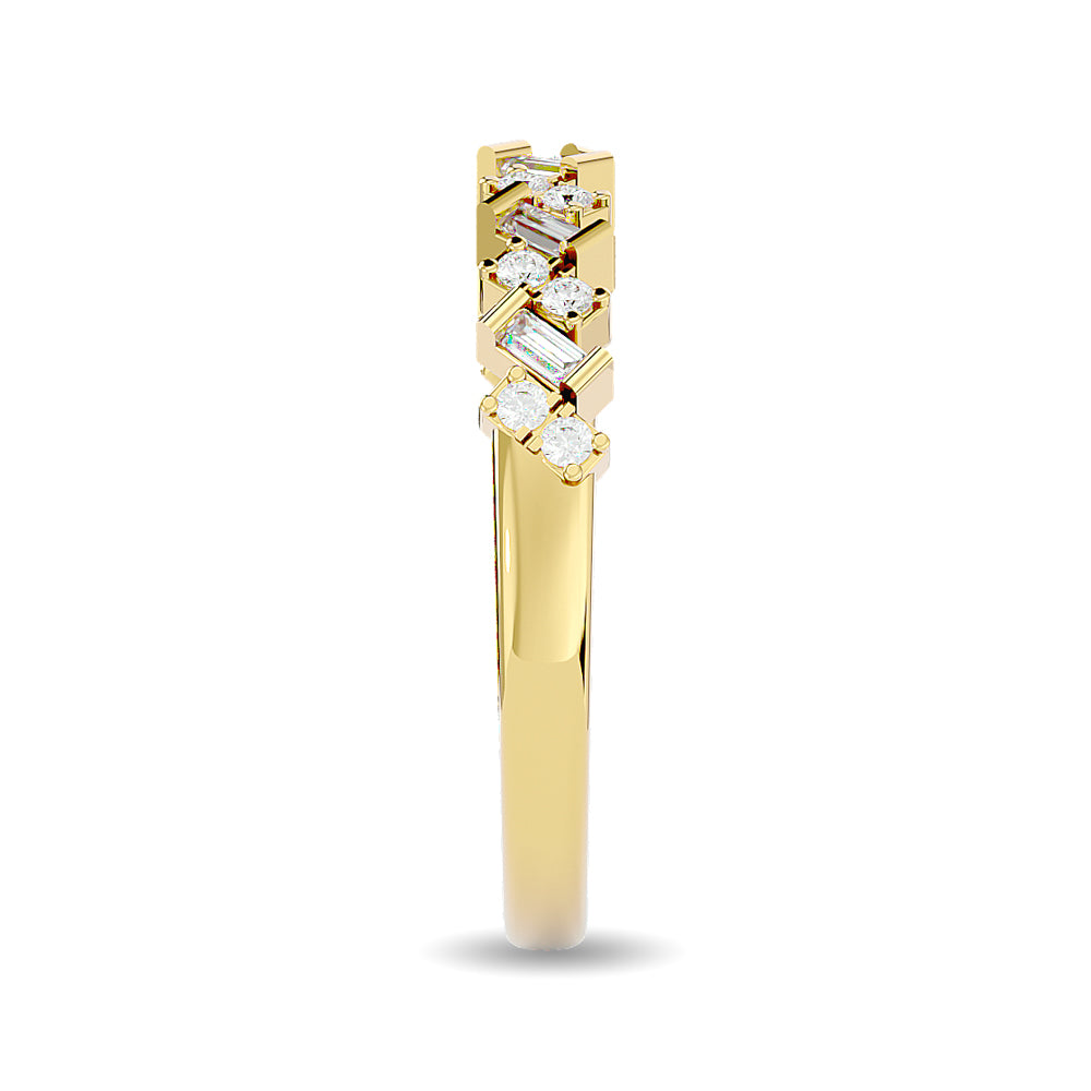Diamond 1/5 Ct Tw Stackable Ring In 14K Yellow Gold