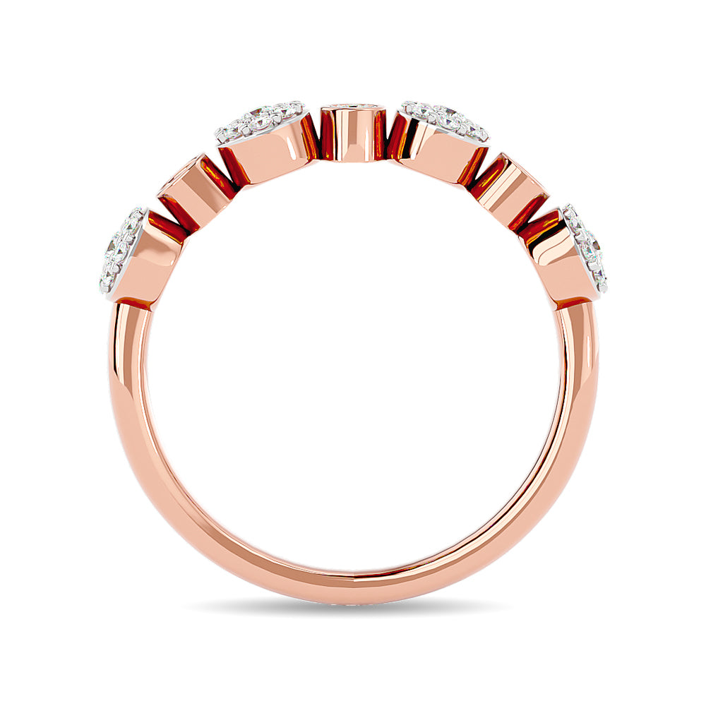 Diamond 1/6 ct tw Stackable Ring in 14K Rose Gold