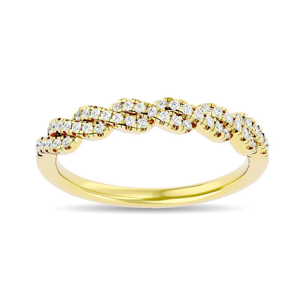 Diamond 1/6 ct tw Stackable Ring in 14K Yellow Gold