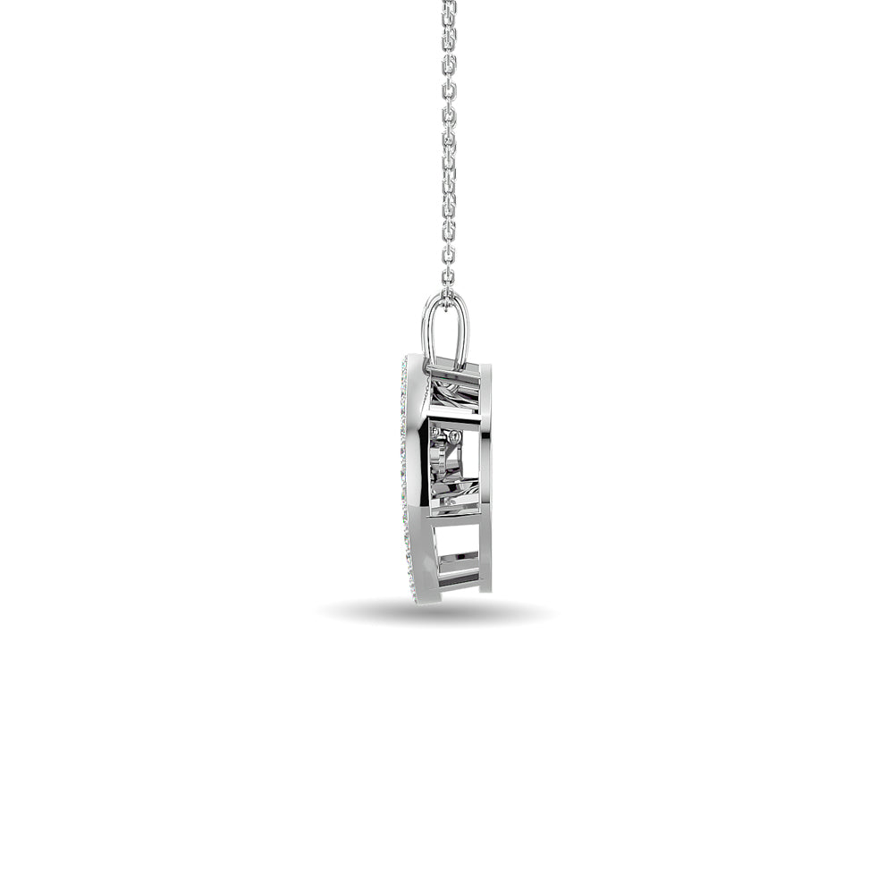Diamond 1/4 ct tw Fashion Pendant in 14K White Gold