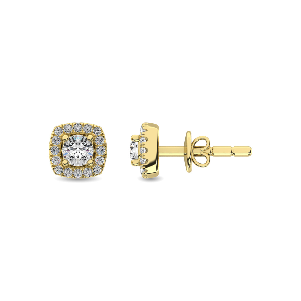 Diamond 1/3 Ct Tw Round Cut Fashion Ring In 10K Yellow Gold