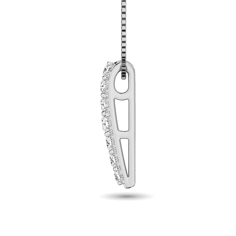 Diamond 1/4 Ct Tw Baguette Fashion Ring In 14K White Gold