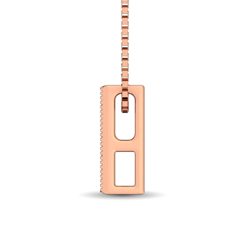 Diamond 1/20 Ct Tw Fashion Pendant In 10K Rose Gold