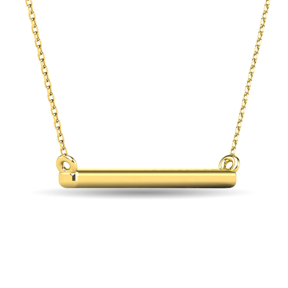 Diamond 1/6 Ct Tw Diamline Necklace In 10K Yellow Gold