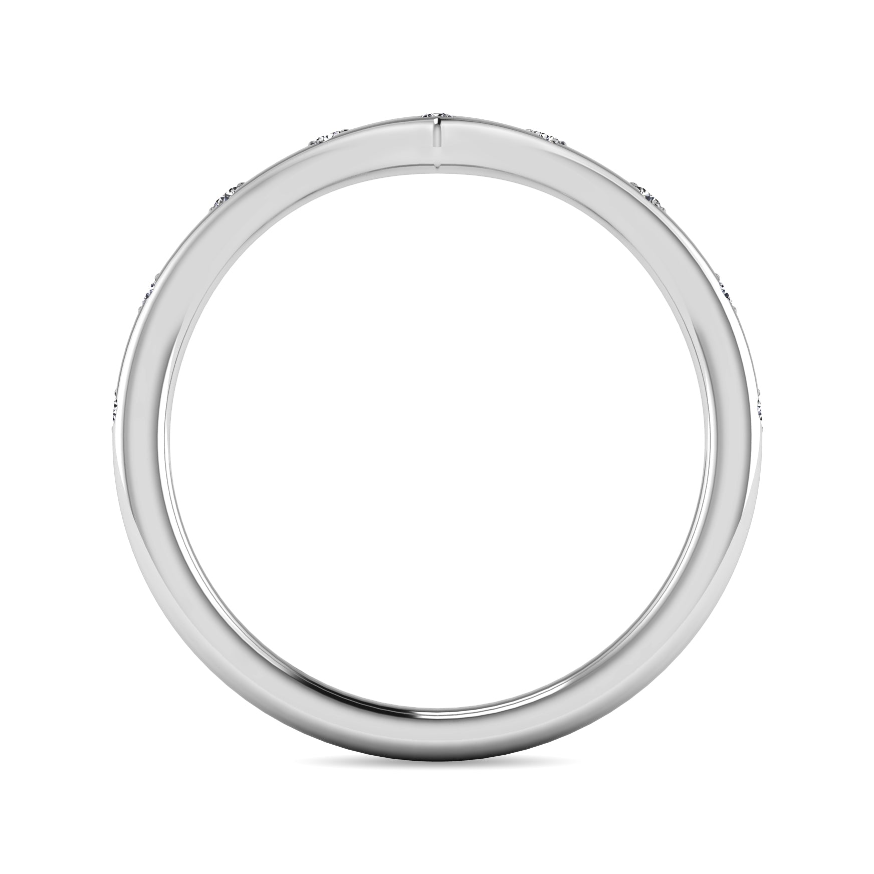 Diamond 1/10 ct tw Stackable Ring in 10K White Gold