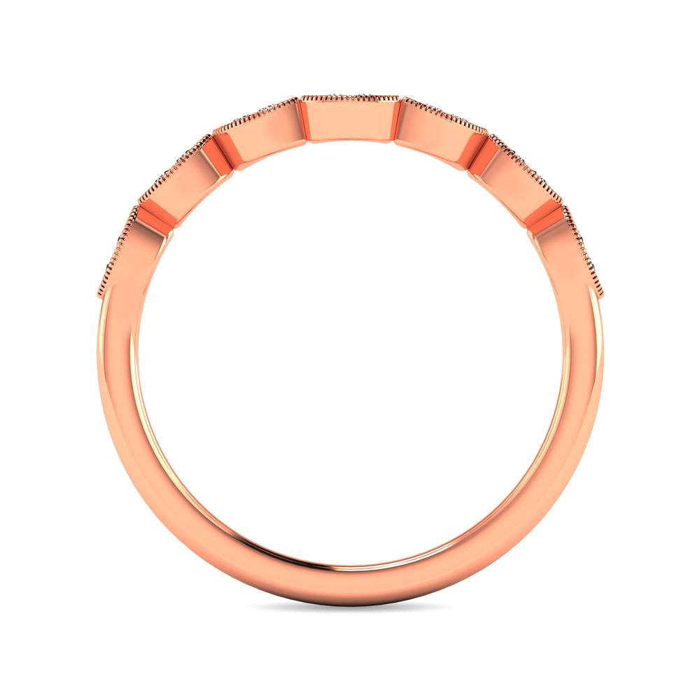 Diamond 1/20 Ct Tw Stackable Ring In 10K Rose Gold