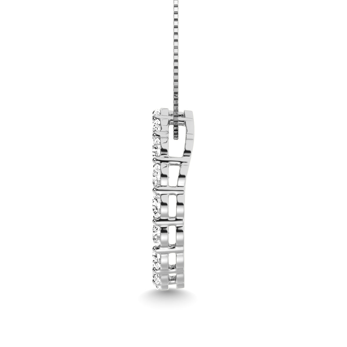 Diamond 1 1/2 ct tw Fashion Pendant in 14K White Gold
