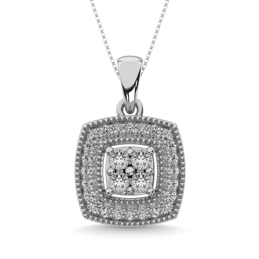 Diamond 1/50 ct tw Fashion Pendant in Sterling Silver