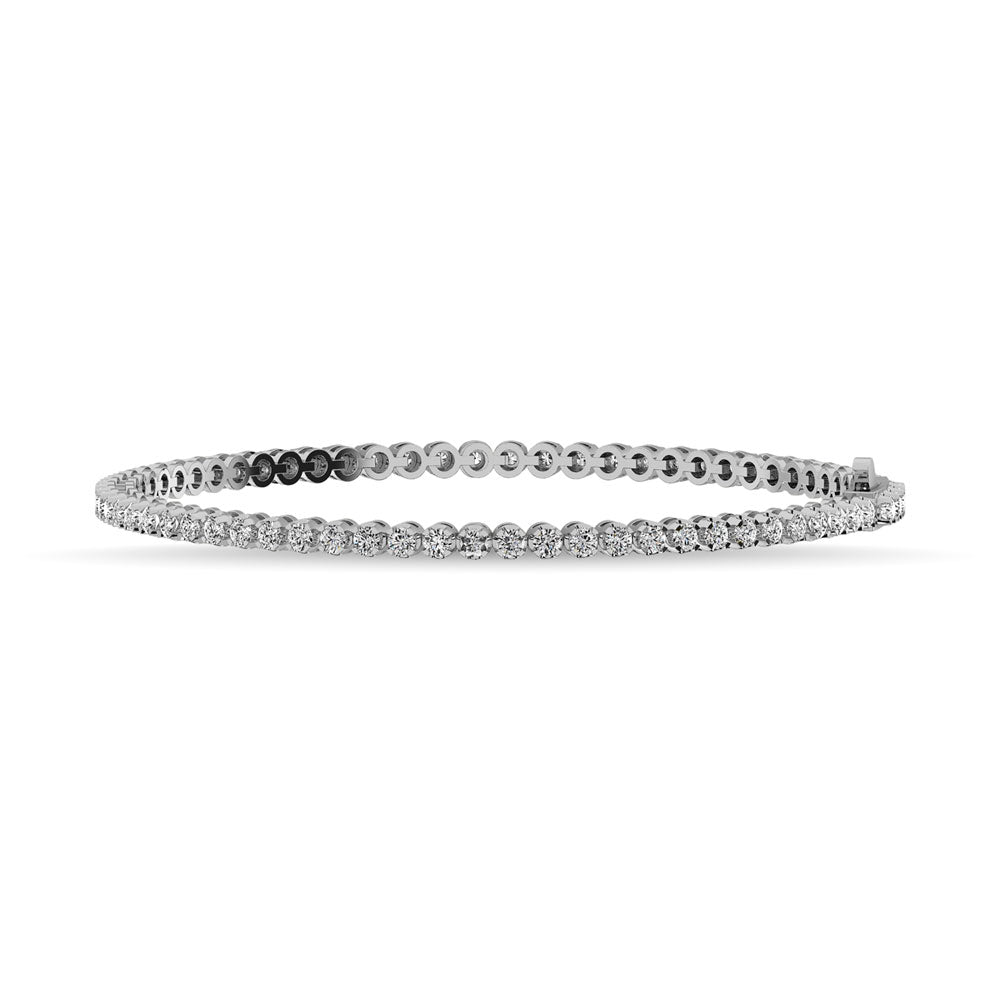 Diamond 2 Ct.Tw. 10K White Gold Tennis Bracelet