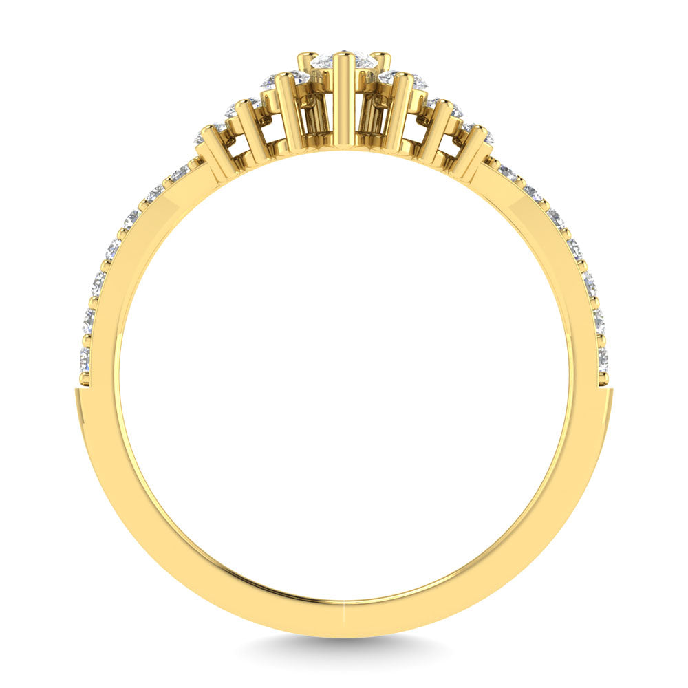 Diamond 1/3 Ct.Tw. Anniversary Band In 14K Yellow Gold
